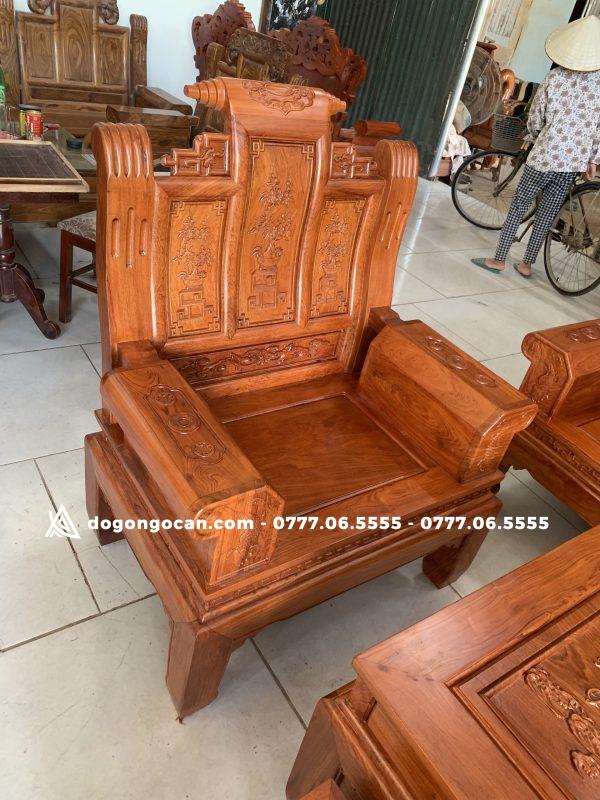 Bộ Bàn Ghế Phòng Khách Âu Á Hộp Gỗ Hương Đá Khuôn 4 ván 2cm 8 Bộ Bàn Ghế Phòng Khách Âu Á Hộp Gỗ Hương Đá Khuôn 4 ván 2cm