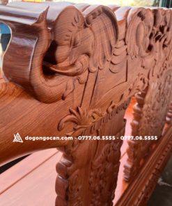 Bộ bàn ghế minh quốc voi chiến cột 14 hàng đẹp đục tay 15 Bộ bàn ghế minh quốc voi chiến cột 14 hàng đẹp đục tay