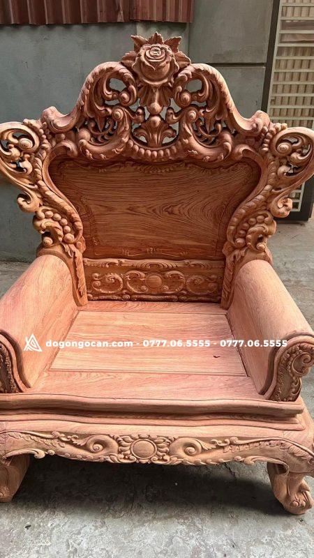 Bộ bàn ghế Hoàng Gia tân cổ điển tay liền khối chân 14 gỗ hương đá (Chú Minh, Vĩnh Phúc) 9 Bộ bàn ghế Hoàng Gia tân cổ điển tay liền khối chân 14 gỗ hương đá (Chú Minh, Vĩnh Phúc)
