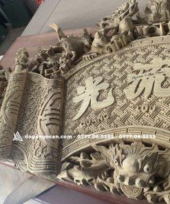 Hoành Phi Câu Đối Gỗ Gụ