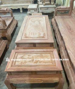 Bộ Tần Thuỷ Hoàng Gỗ Hương Đá tay 12 cột liền , yếm liền hàng khuôn 4 ván 2 31 Bộ Tần Thuỷ Hoàng Gỗ Hương Đá tay 12 cột liền , yếm liền hàng khuôn 4 ván 2