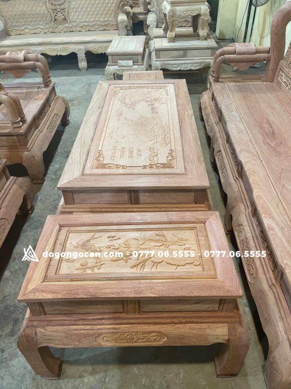 Bộ Tần Thuỷ Hoàng Gỗ Hương Đá tay 12 cột liền , yếm liền hàng khuôn 4 ván 2 15 Bộ Tần Thuỷ Hoàng Gỗ Hương Đá tay 12 cột liền , yếm liền hàng khuôn 4 ván 2