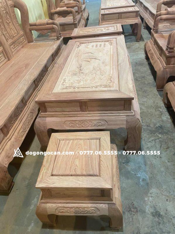 Bộ Tần Thuỷ Hoàng Gỗ Hương Đá tay 12 cột liền , yếm liền hàng khuôn 4 ván 2 16 Bộ Tần Thuỷ Hoàng Gỗ Hương Đá tay 12 cột liền , yếm liền hàng khuôn 4 ván 2