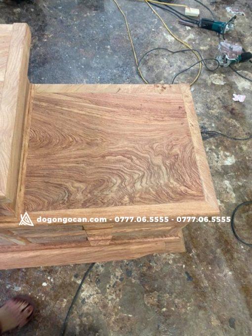Kệ tivi VÁT gỗ Hương Đá dài 2m4