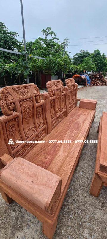 Bộ bàn ghế Âu Á Chương Voi gỗ Hương Đá 9 Bộ bàn ghế Âu Á Chương Voi gỗ Hương Đá