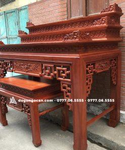 Mẫu án gian 3 tầng mẫu triện sen gỗ sồi nga chân 12 8 Mẫu án gian 3 tầng mẫu triện sen gỗ sồi nga chân 12