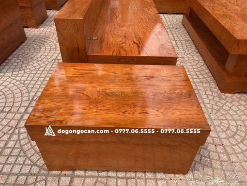 Bộ Bàn ghế  sofa góc chữ L gỗ hương đá nam phi đóng hộp