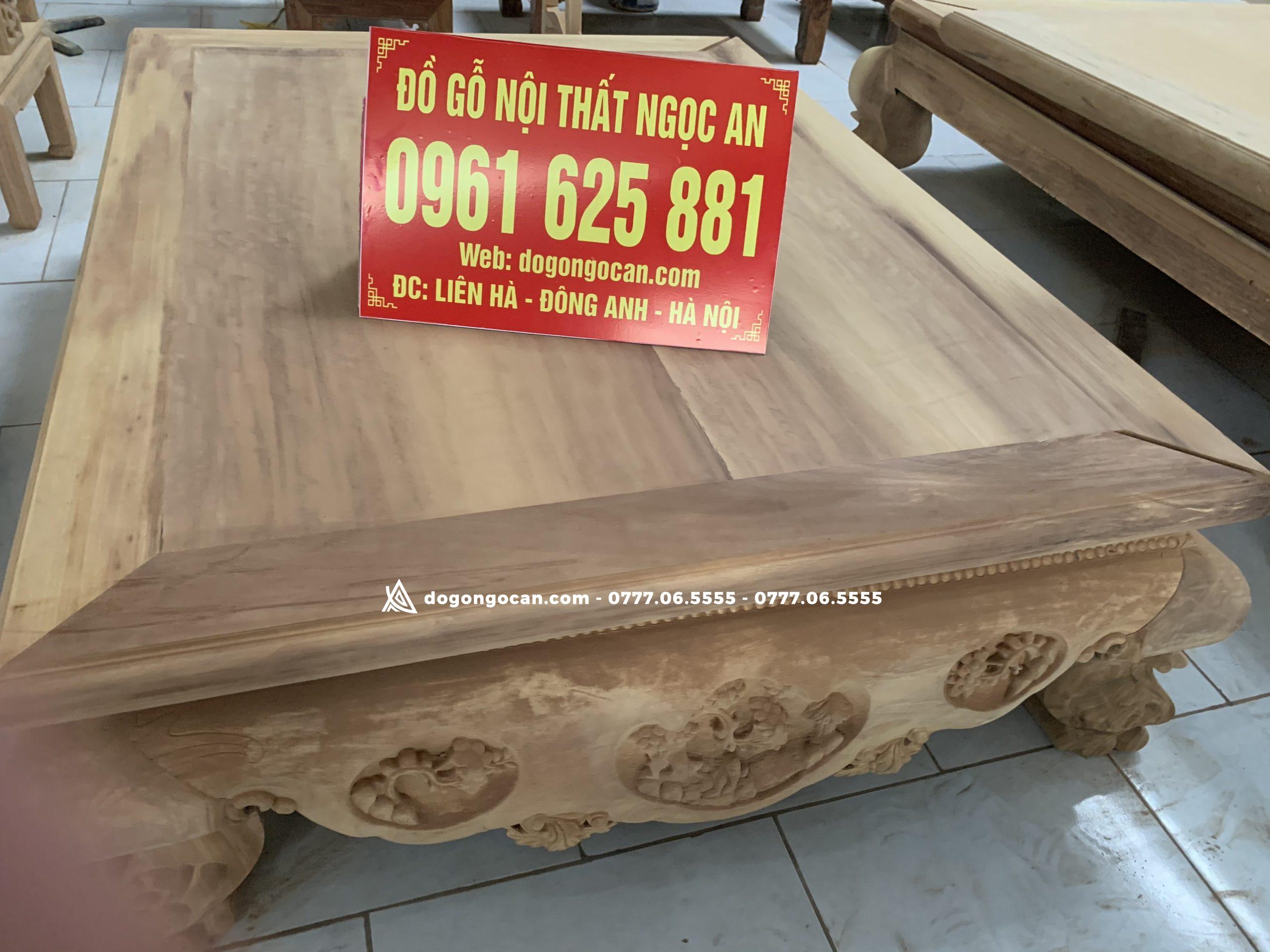 Sập gỗ gụ Nam Phi đục ba bông kênh bong cực đẹp 11 Sập gỗ gụ Nam Phi đục ba bông kênh bong cực đẹp