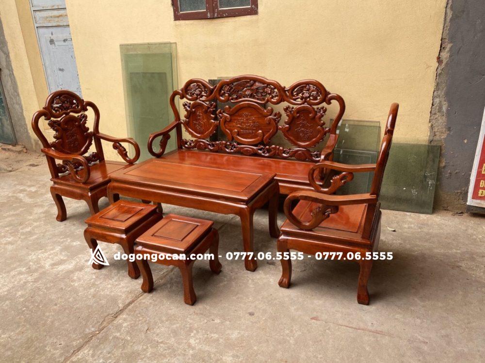 Bộ bàn ghế guột gỗ nhãn phun PU 2 Bộ bàn ghế guột gỗ nhãn phun PU