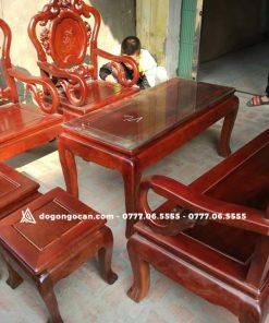Bộ bàn ghế guột gỗ nhãn phun PU