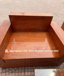 Bộ bàn ghế phòng khách sofa đối gỗ hương đá nam phi đóng hộp