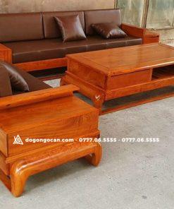 Bộ bà ghế sofa gỗ chân xoăn gỗ hương đá nam phi cao cấp ( anh Minh – Phú Thọ)