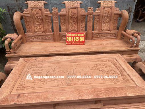 Bộ tần thủy hoàng siêu víp khuôn tranh 4 ván 2 gỗ hương đá