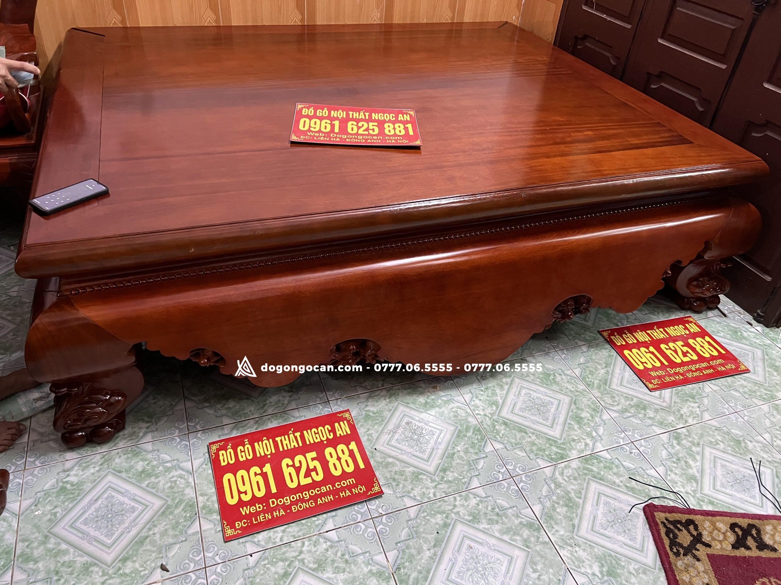 Sập trơn chân quỳ dạ cá 1m8 * 2m2 gỗ gụ Nam Phi hàng cổ liền – anh Doanh (Hà Nam) 2 Sập trơn chân quỳ dạ cá 1m8 * 2m2 gỗ gụ Nam Phi hàng cổ liền – anh Doanh (Hà Nam)