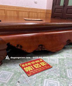 Sập trơn chân quỳ dạ cá 1m8 * 2m2 gỗ gụ Nam Phi hàng cổ liền – anh Doanh (Hà Nam) 16 Sập trơn chân quỳ dạ cá 1m8 * 2m2 gỗ gụ Nam Phi hàng cổ liền – anh Doanh (Hà Nam)