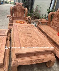 Bộ tần thủy hoàng siêu víp khuôn tranh 4 ván 2 gỗ hương đá