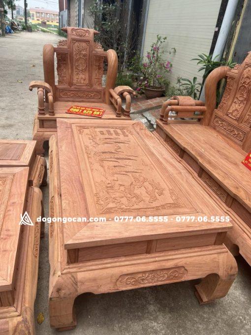 Bộ tần thủy hoàng siêu víp khuôn tranh 4 ván 2 gỗ hương đá