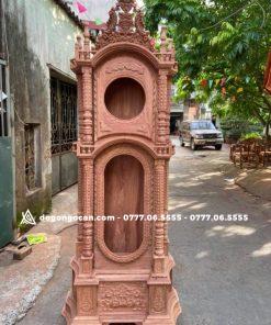 Đồng hồ tứ trụ gỗ hương đá