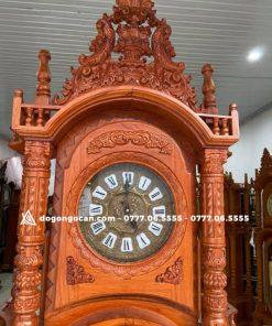 Đồng hồ tứ trụ gỗ hương đá