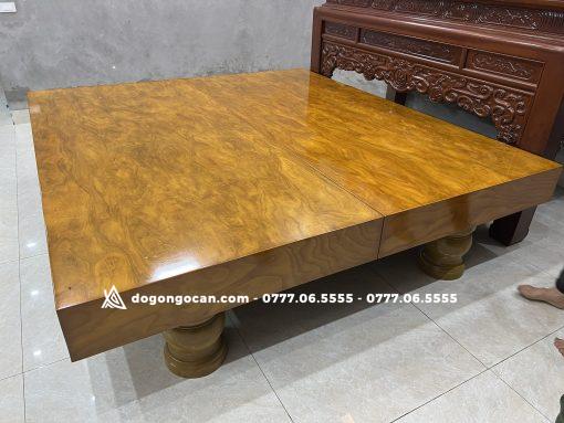 Bộ sập chiếu ngựa gỗ cẩm vàng nam phi đóng hộp giá rẻ