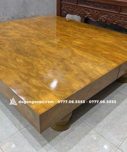 Bộ sập chiếu ngựa gỗ cẩm vàng nam phi đóng hộp giá rẻ