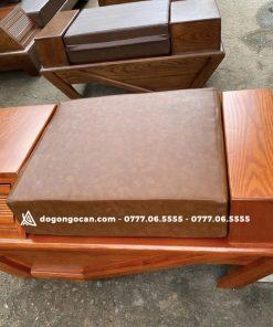 Bộ bàn ghế sofa zito gỗ sồi nga 2 văng chân thuyền chọn vân 8 Bộ bàn ghế sofa zito gỗ sồi nga 2 văng chân thuyền chọn vân