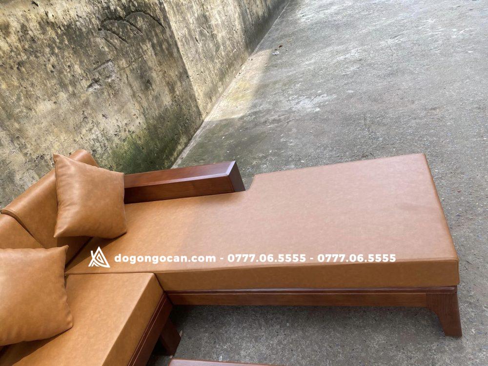 Sofa Zito Góc gỗ Sồi Nga Chân Cong Tuyển Vân Siêu Đẹp 3 Sofa Zito Góc gỗ Sồi Nga Chân Cong Tuyển Vân Siêu Đẹp
