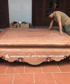 Sập ngồi gỗ hương đá cổ liền đẹp 1m8 * 2m2 17 Sập ngồi gỗ hương đá cổ liền đẹp 1m8 * 2m2