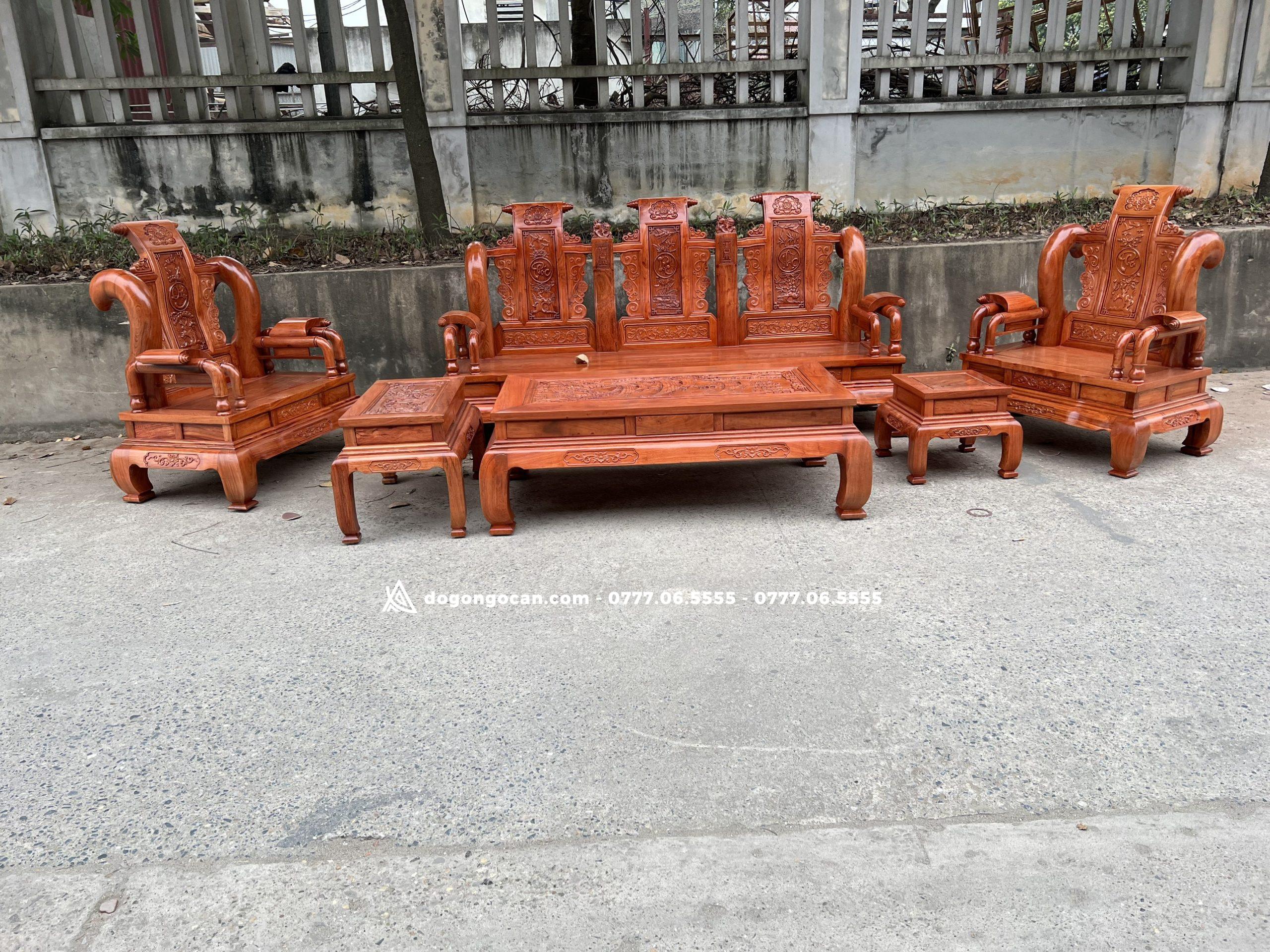 Bộ Tần Thủy Hoàng Gỗ Hương Đá Hàng K4V2 Hàng Đoản 6 Chân 5 Bộ Tần Thủy Hoàng Gỗ Hương Đá Hàng K4V2 Hàng Đoản 6 Chân