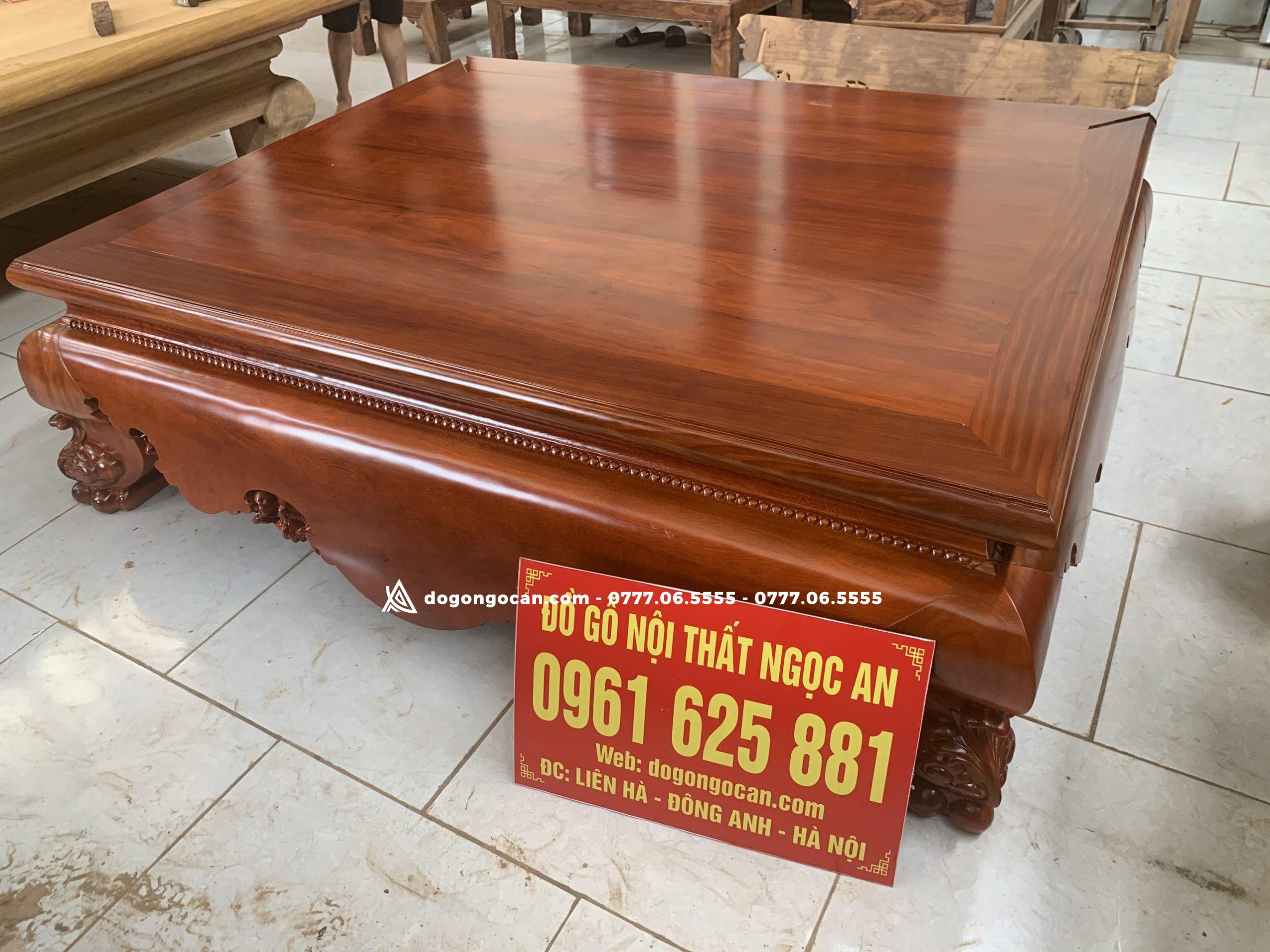 Sập trơn chân quỳ dạ cá 1m8x2m2 gỗ gụ nam phi VIP (bác Ngân, Hạ Long) 5 Sập trơn chân quỳ dạ cá 1m8x2m2 gỗ gụ nam phi VIP (bác Ngân, Hạ Long)