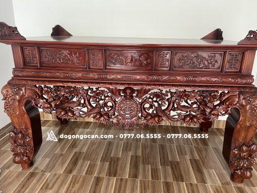 Sập thờ mai điểu gỗ mít