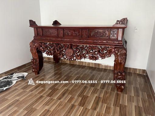 Sập thờ mai điểu gỗ mít