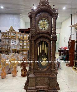 Đồng Hồ Tứ Trụ Gỗ Mun Đuôi Công Nam Phi 13 Đồng Hồ Tứ Trụ Gỗ Mun Đuôi Công Nam Phi