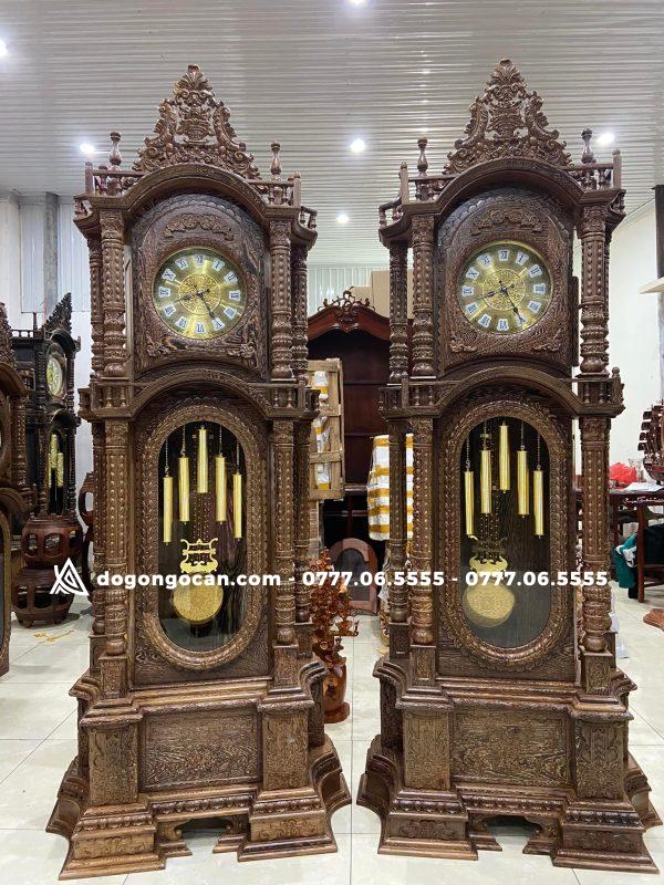 Đồng Hồ Tứ Trụ Gỗ Mun Đuôi Công Nam Phi 7 Đồng Hồ Tứ Trụ Gỗ Mun Đuôi Công Nam Phi