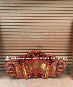 Cuốn Thư Câu Đối Gỗ Hương đá Nam Phi 7 Cuốn Thư Câu Đối Gỗ Hương đá Kích Thước Cuốn Thư 197x87x4, Câu Đối 197x28x4