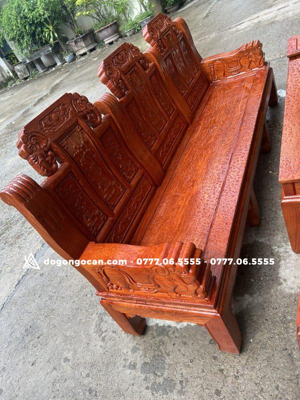 Bộ bàn ghế phòng khách âu á chương voi tay đặc gỗ hương đá 7 Bộ bàn ghế phòng khách âu á chương voi tay đặc gỗ hương đá