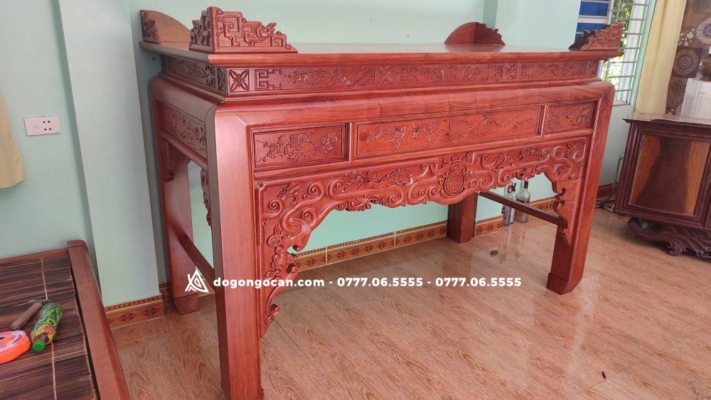 Bàn Thờ Án Gian Như Ý Chân 12 Gỗ Hương Đá 2 Án Gian Như Ý Chân 12 Gỗ Hương Đá