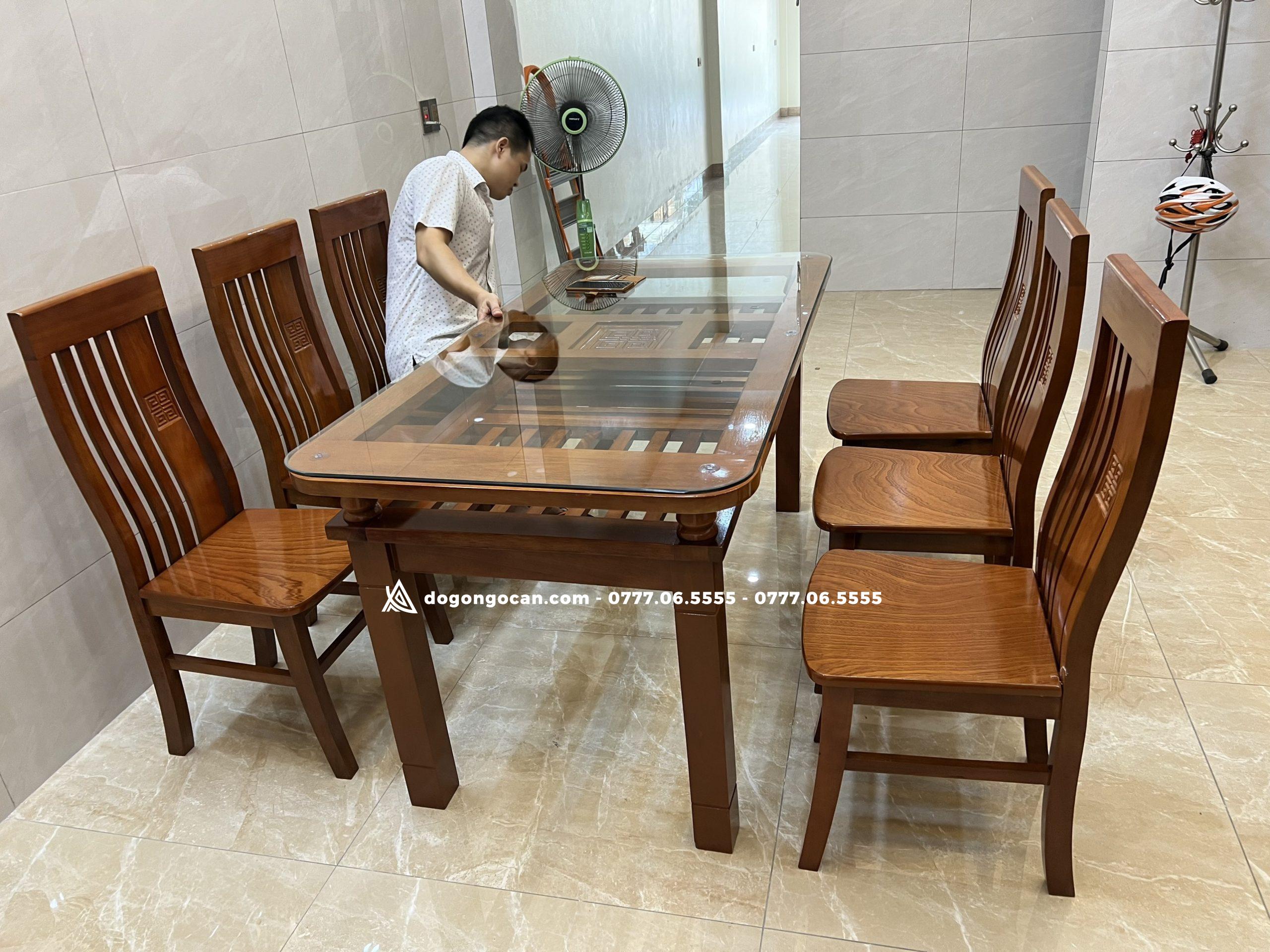 Bộ Bàn Ghế Ăn Gỗ Tự Nhiên Nhà Hàng 3 Bộ Bàn Ghế Ăn Gỗ Tự Nhiên Nhà Hàng