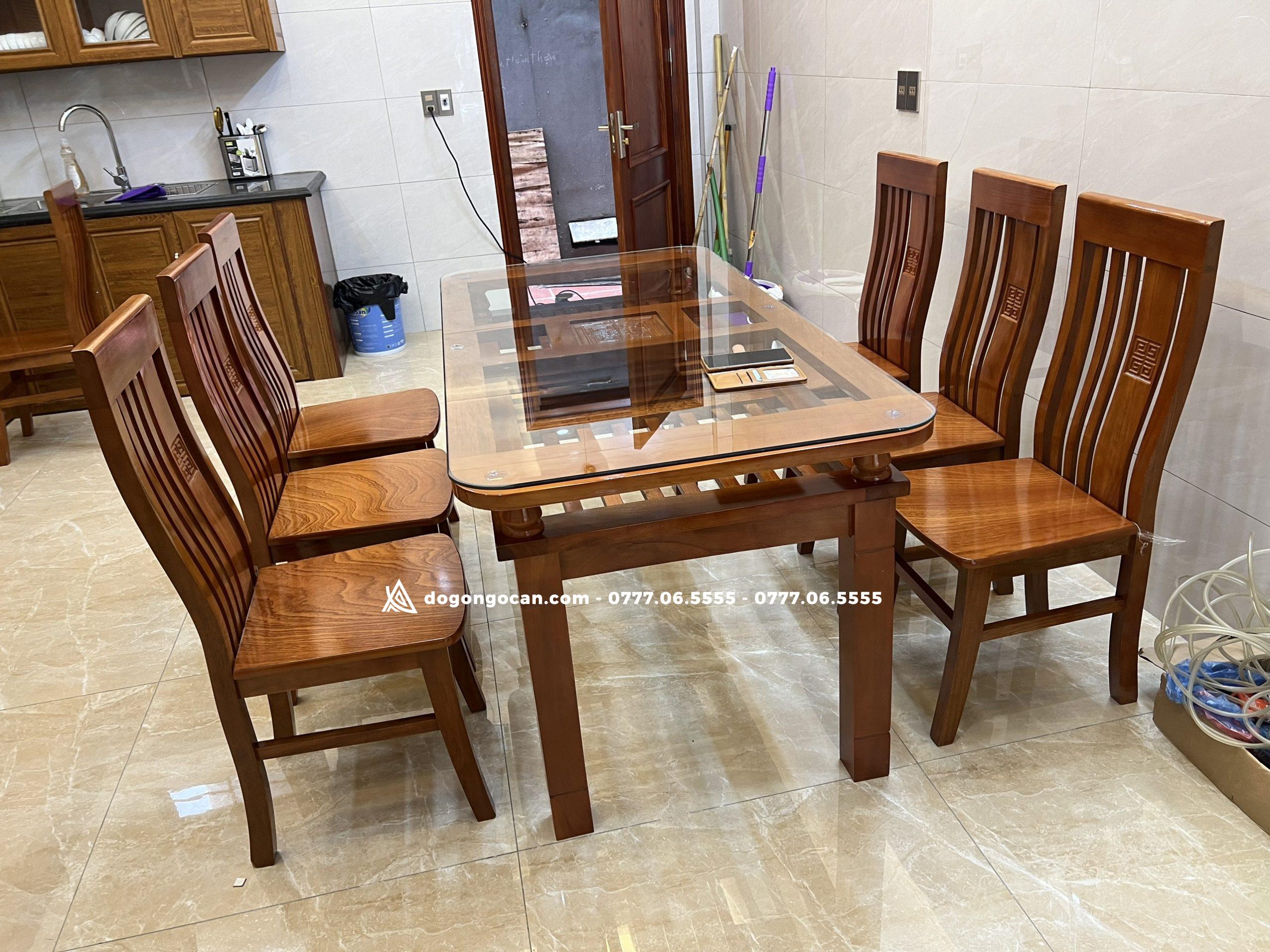 Bộ Bàn Ghế Ăn Gỗ Tự Nhiên Nhà Hàng 5 Bộ Bàn Ghế Ăn Gỗ Tự Nhiên Nhà Hàng