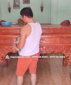 Bàn Thờ Án Gian Như Ý Chân 12 Gỗ Hương Đá 11 Án Gian Như Ý Chân 12 Gỗ Hương Đá