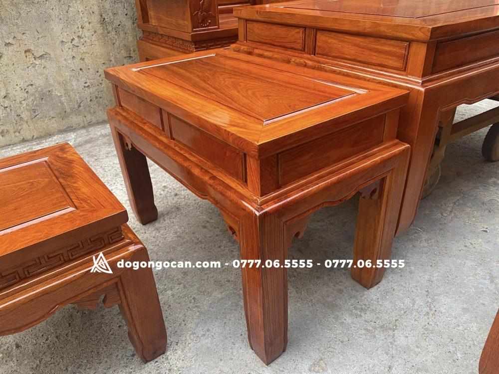 Bộ Bàn Ghế Âu Á Quấn Thư Vách Trơn Gỗ Hương Đá Tuyển Vân 7 Bộ Bàn Ghế Âu Á Quấn Thư Vách Trơn Gỗ Hương Đá Tuyển Vân