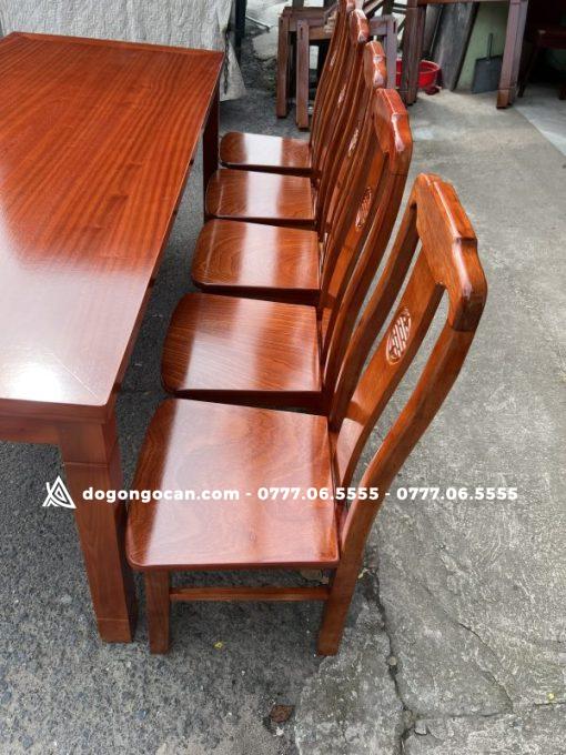 Bộ bàn ăn 10 ghế gỗ hương đá hàng cao cấp
