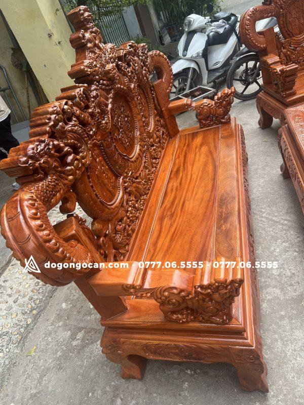 Bộ bàn ghế phòng khách rồng khuỳnh gỗ xà cừ hàng vip 6 Bộ bàn ghế phòng khách rồng khuỳnh gỗ xà cừ hàng vip