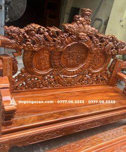 Bộ bàn ghế phòng khách rồng khuỳnh gỗ xà cừ hàng vip 16 Bộ bàn ghế phòng khách rồng khuỳnh gỗ xà cừ hàng vip