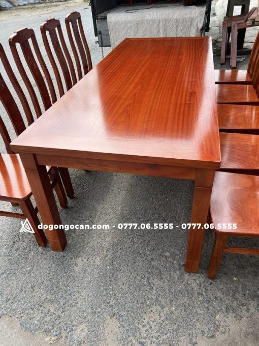 Bộ bàn ăn 10 ghế gỗ hương đá hàng cao cấp