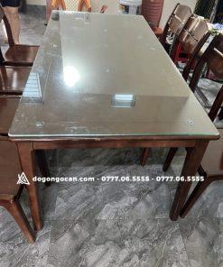 Bộ bàn ăn gỗ sồi 1m8 kèm 8 ghế màu óc chó BG205 9 Bộ bàn ăn gỗ sồi 1m8 kèm 8 ghế màu óc chó BG205