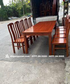 Bộ bàn ăn 10 ghế gỗ xoan đào hàng cao cấp 10 Bộ bàn ăn 10 ghế gỗ hương đá hàng cao cấp