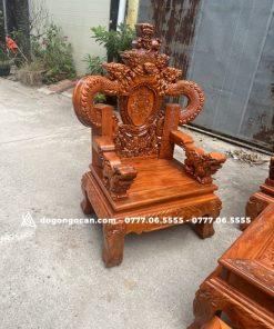 Bộ bàn ghế phòng khách rồng khuỳnh gỗ xà cừ hàng vip 19 Bộ bàn ghế phòng khách rồng khuỳnh gỗ xà cừ hàng vip