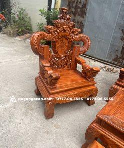 Bộ bàn ghế phòng khách rồng khuỳnh gỗ xà cừ hàng vip 20 Bộ bàn ghế phòng khách rồng khuỳnh gỗ xà cừ hàng vip