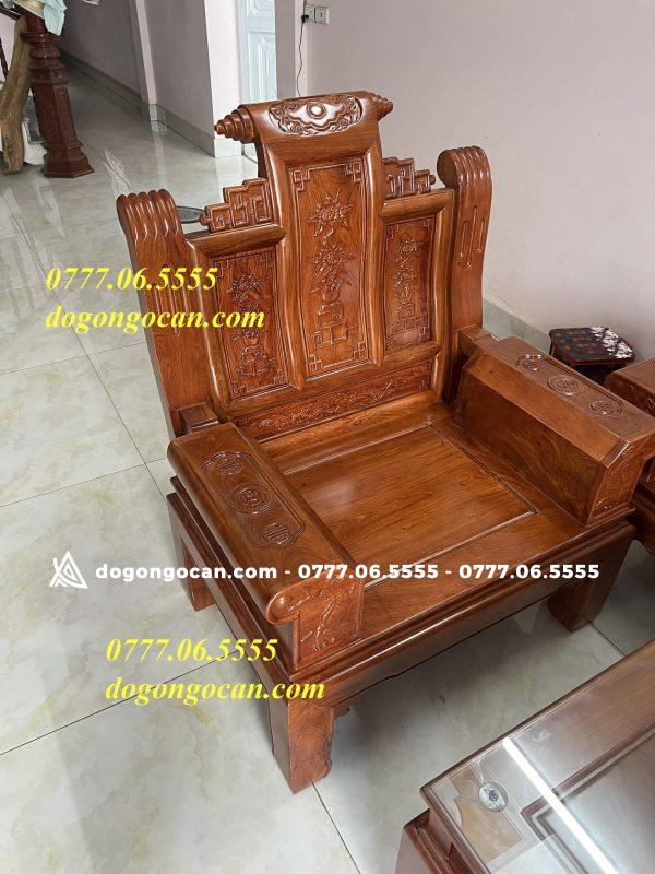 Bộ Bàn Ghế Âu Á Hương Đá Chương Thư Cuốn Chọn Vân 6 Bộ Bàn Ghế Âu Á Hương Đá Chương Thư Cuốn Chọn Vân